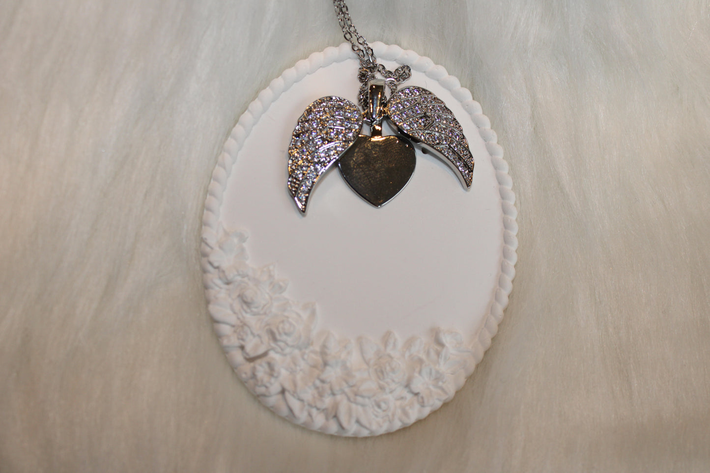 Colar winged love Silver